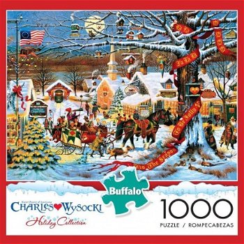 Buffalo Games - Small Town Christmas - 1000 Stukjes Nieuw - 2