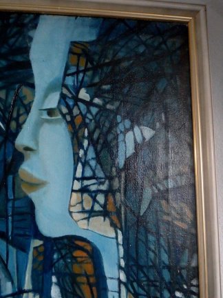 figuratief - Blue Woman 1985 - Carla Hartjesveld 1944-2004 - Afbeelding 5