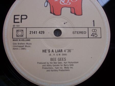 BEE GEES HE'S A LIAR 2x - Afbeelding 2