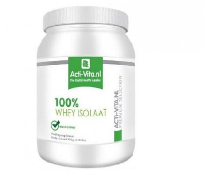 Sportvoeding: Spiermassa met Activita 100% Whey Isolaat - 1