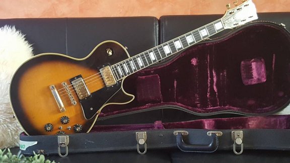 Gibson les paul custom 20th anniversary 1974 tobacco sunburst - Afbeelding 2