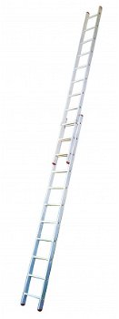 Uitschuifbare ladder 2x11 treden 6,20meter! *NIEUW* - 1