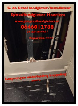 Loodgieter Santpoort noord SPOED 0646012788 bij lekkage ! - 6