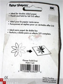 SALE NIEUW EK Succes Paper Shapers Flowers Fold over 3D pons - 1