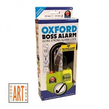 Oxford Boss Alarm schijfremslot met ART 4 keurmerk - 2