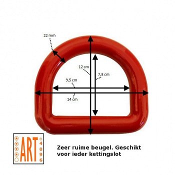 Vector Compac Blok ART 4 sterren goedgekeurd anker geheel van staal - 5