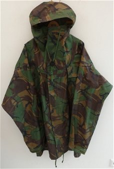 Regenjas / Smock Man's Waterproof DP - PVC, DPM-95 camouflage, maat: 8595/1525, UK, jaren'90.(Nr.1)