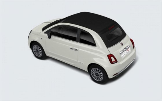Fiat 500 - 500C 80 PK TA TURBO LOUNGE | BTW VRIJ € 6498, - KORTINGSACTI - 1
