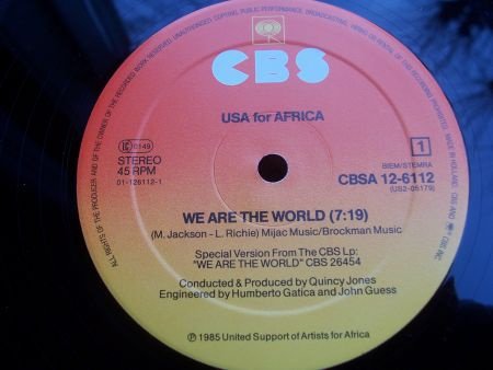 USA FOR AFRICA WE ARE THE WORLD 5 X DOOS 2 - Afbeelding 2