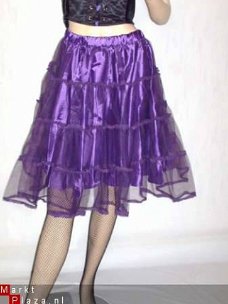 2 laagse Petticoat uit nylon en tule BK355