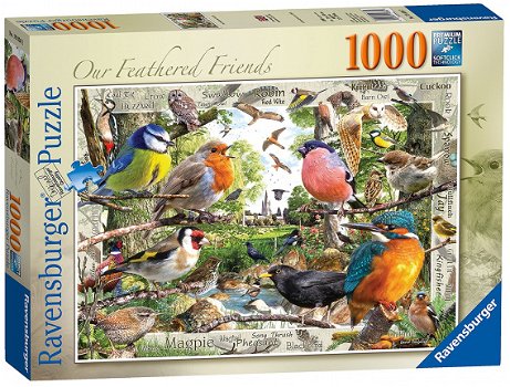 Ravensburger - Our Feathered Friends - 1000 Stukjes Nieuw - 2