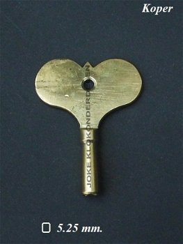 Klok sleutel = Bracket key = ø 5.25 mm. = 31310 - 0