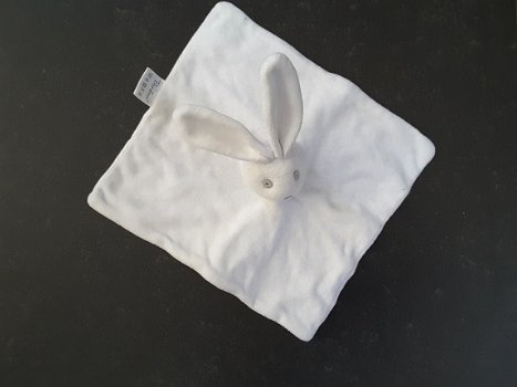 + 1314 Konijn bambino knuffeldoek wit kuscheltuch kruidvat - 1