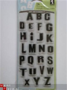 Inkadinkado clear stamp fun alphabet