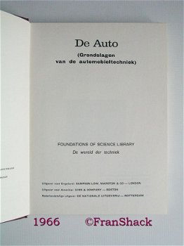 [1966] Wereld der Wetenschap - De Auto- Nationale Uitgeverij. - 3