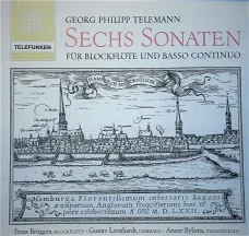 LP - Telemann - Sechs Sonaten für Blockflöte