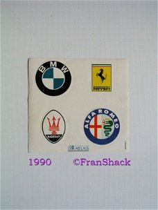 [~1990] Automerk stickers, Editions ATLAS
