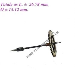 = Voorslagrad Franse pendule/regulateur = 36422