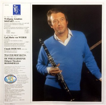 LP - Mozart, Weber, Debussy - Walter Boeykens, klarinet - 1