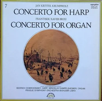 LP - Krumpholz, Concerto for Harp - Brixi, Concerto for Organ - 0