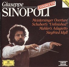 Giuseppe Sinopoli ‎– Sinopoli Conducts Meistersinger Overture, Schubert's "Unfinished", Mahler's Ada