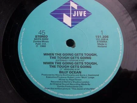 BILLY OCEAN WHEN THE GOING GETS TOUGH 6x - Afbeelding 2