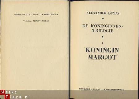 ALEXANDER DUMAS**DE KONINGINNEN-TRILOGIE*DEEL I*KON MARGOT* - 2