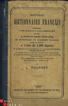 L. POURRET**NOUVEAU DICTIONNAIRE FRANCAIS*1882*CH. FOURAUT