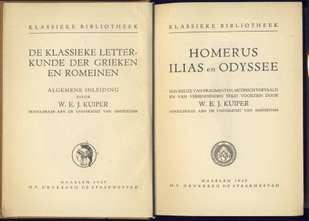 W.E.J. KUIPER**HOMERUS ILIAS EN ODYSSEE*SPAARNESTAD - 1