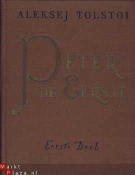 ALEKSEJ TOLSTOI**PETER DE EERSTE**2 SOLIDE LINNEN BOEK-BANDE - 2