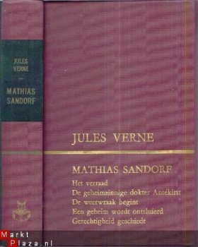 JULES VERNE**MATHIAS SANDORF**PURPEREN BAND+TEXT DUST-JACKET - 5