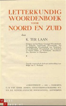 K. TER LAAN**LETTERKUNDIG WOORDENBOEK VOOR NOORD EN ZUID** - 2