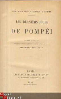 SIR EDWARD BULWER LYTTON**LES DERNIERS JOURS DE POMPEI**LUCA - 1