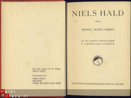 THOMAS OLESEN LÖKKEN**NIELS HALD**BOSCH & KEUNING HARDCOVER - 1