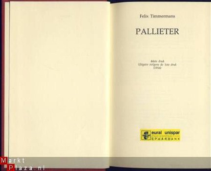 FELIX TIMMERMANS**PALLIETER**1990**DAVIDSFONDS** - 5