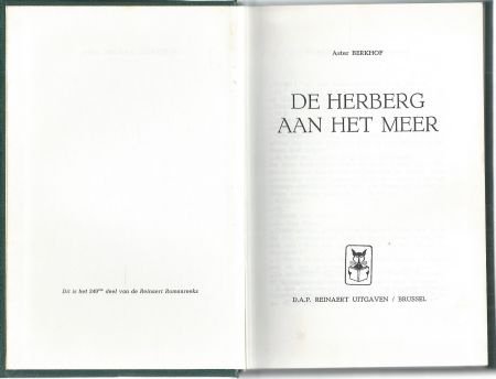 ASTER BERKHOF**DE HERBERG AAN HET MEER**HARDCOVER**D.A.P REI - 2