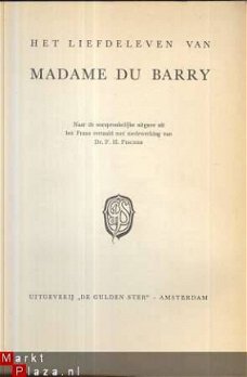 DR. F. H. FISCHER **MADAME DU BARRY**DE GULDEN STER**