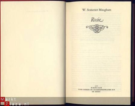 W. SOMERSET MAUGHAM**ROSIE**EUROPA-CLUB*DE MEERN - 2