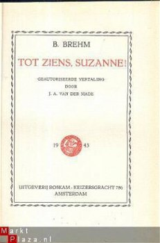 B. BREHMS**TOT ZIENS, SUZANNE !**ROSKAM KEIZERSGRACHT AMSTER - 2