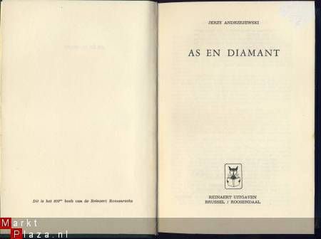 JERZY ANDRZEJEWSKI**AS EN DIAMANT**GROENE REINAERT HARDCOVER - 2