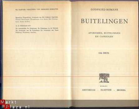 GODFRIED BOMANS**BUITELINGEN*AFORISMEN+BUITELINGEN+CAPRIOLEN - 2