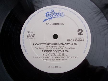 DON JOHNSON HEART BEAT - Afbeelding 3