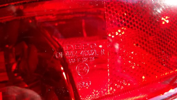 Opel Corsa C MKII (03-06) Mistachterlicht Reflector Depo 01-442-4002 Links NOS - 6