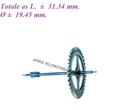 = Ankerwiel = Franse pendule = 36449 - 1