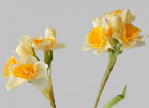 kunstbloemen,kunstplanten,narcis,geel,voorjaar,zijdebloemen - 2