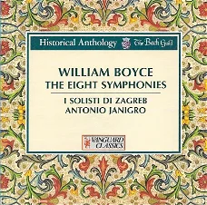 CD - William Boyce - The eight Symphonies