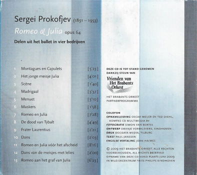 CD - Het Brabants Orkest - Prokofjev - 1