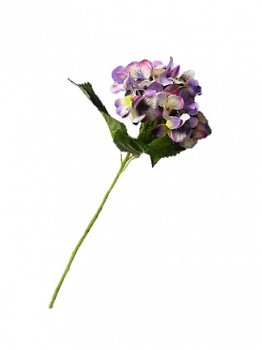 kunstbloemen,kunstplanten,hortensia,blauw,paars,zijdebloemen - 2