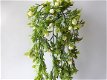 kunstplanten,kunstbloemen,hangplant,rozen,roos,wit,zijdebloemen - 8 - Thumbnail