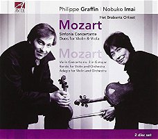 Philippe Graffin - Mozart*, Philippe Graffin, Nobuko Imai, Het Brabants Orkest ‎– Mozart  (2 CD)